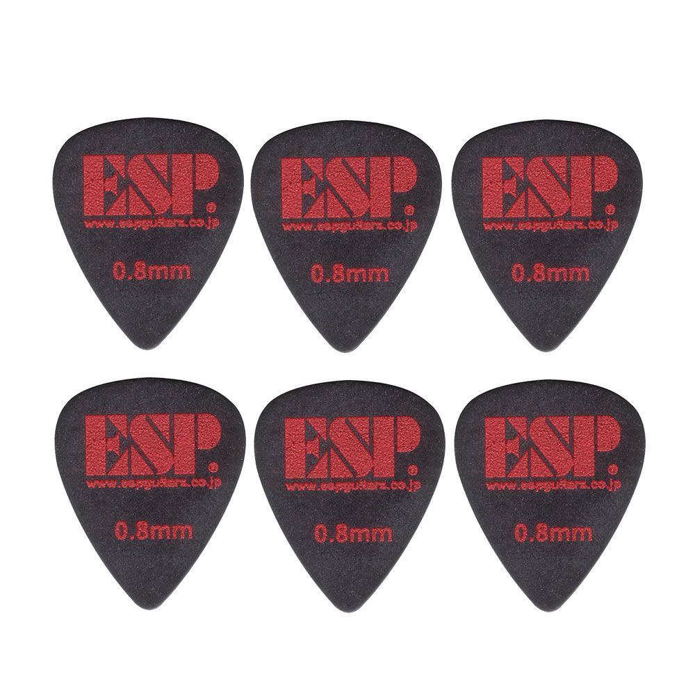 ESP イー・エス・ピー ギターピック PT-PS10(M) Black