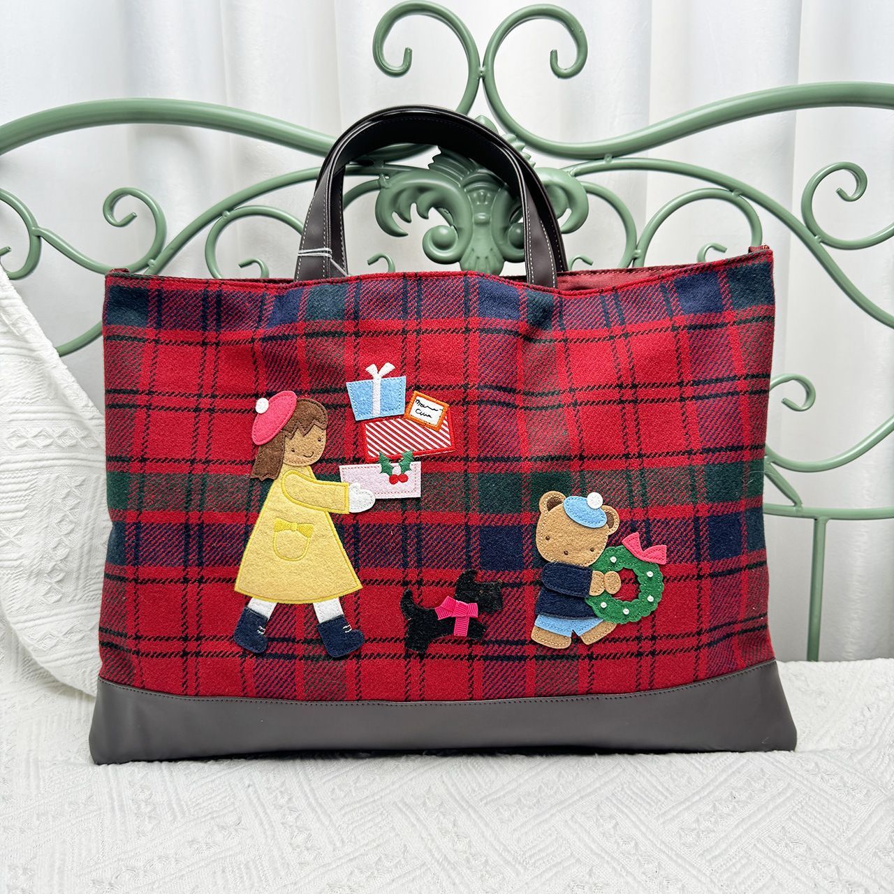 ファミリア ママバッグ Familiar】 ファミリア デニムパッグ トート