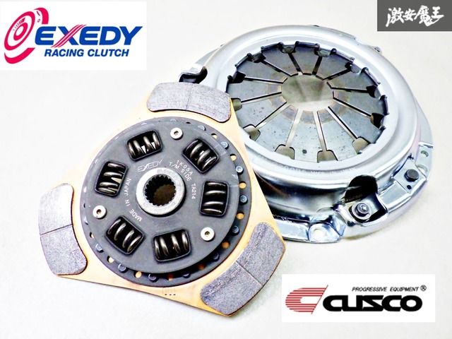 【ストア出品】CUSCO クスコ エクセディ製 GK5 フィット クラッチ カバー メタルディスク 残量約4.9ｍｍ GE6 GE8