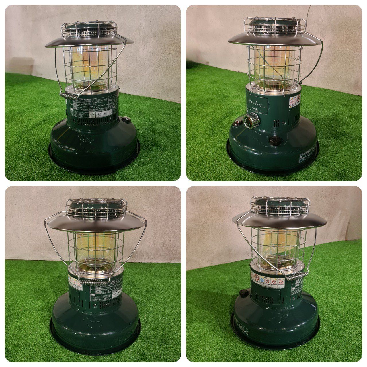 RAINBOW TOYOTOMI 石油ストーブ RL-251 グリーン トヨトミ レインボーストーブRL-251/2022年製(ダークグリーン) ※着火