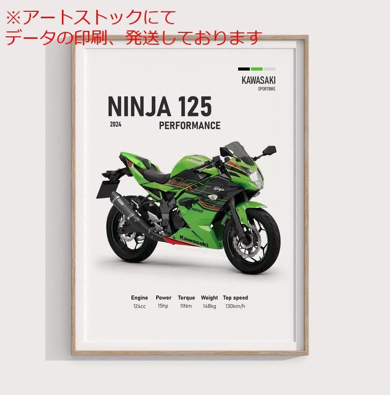 こページ ポスター AOSHIMA Skynet 1/12 Completed Bike Kawasaki Ninja ZX-25R