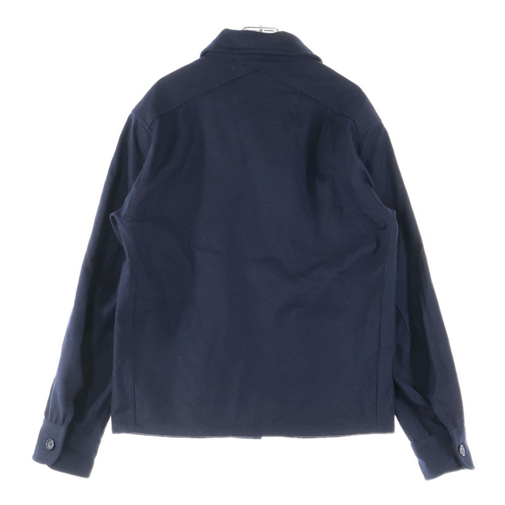 JIL SANDER ジルサンダー ヴァージンウールメルトン バル コート ネイビー 420543