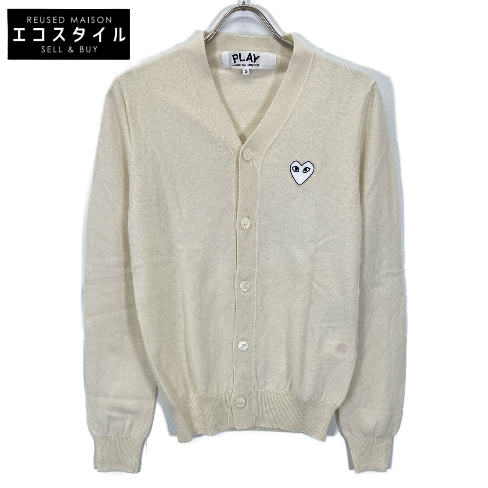 PLAYCOMMEdesGARCONS プレイコムデギャルソン AZ-N066 ﾎﾜｲﾄﾊｰﾄ