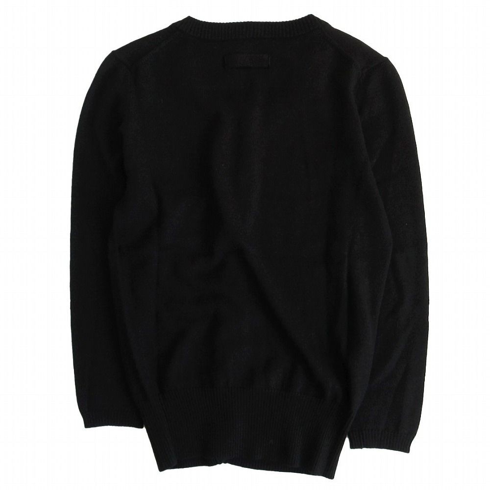 D&G DOLCE&GABBANA ドルチェアンドガッバーナ バタフライ ニット カーディガン トップス 8分袖 ブラック レディース 【中古】 D&G DOLCE&GABBANA ドルチェアンドガッバーナ バタフライ ニット