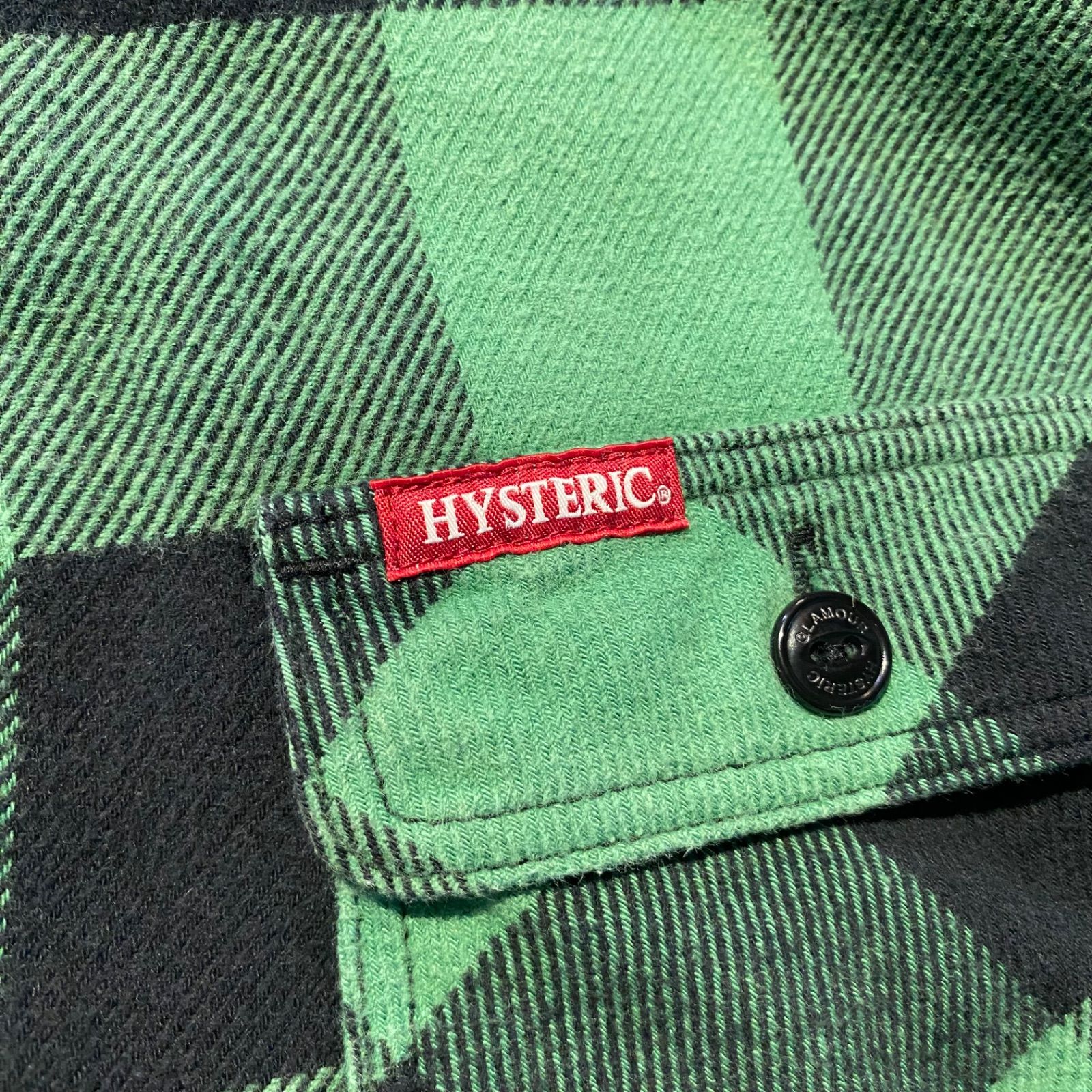 HYSTERIC GLAMOUR 21AW ナッピングネルシャツ ヒステリック