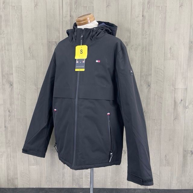 タグ付き 新品 TOMMY HILFIGER トミーヒルフィガー 中綿ジャケット Sサイズ ブラック #1522351 / 64968 - メルカリ