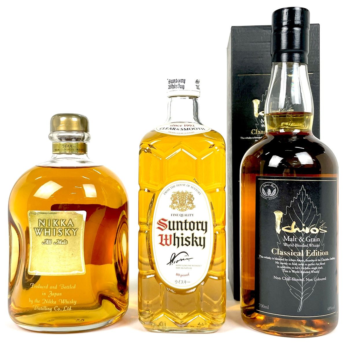 古酒】ニッカ・サントリー ウイスキー3種セット 700ml×3本 - メルカリ