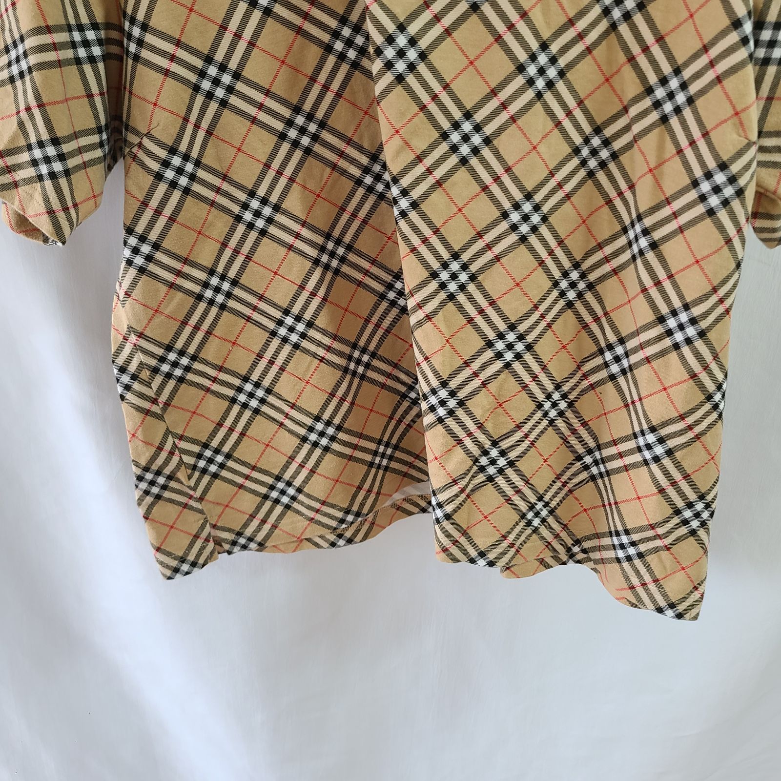 z825 BURBERRY GOLF バーバリーゴルフ ブラウス 半袖 ベージュ