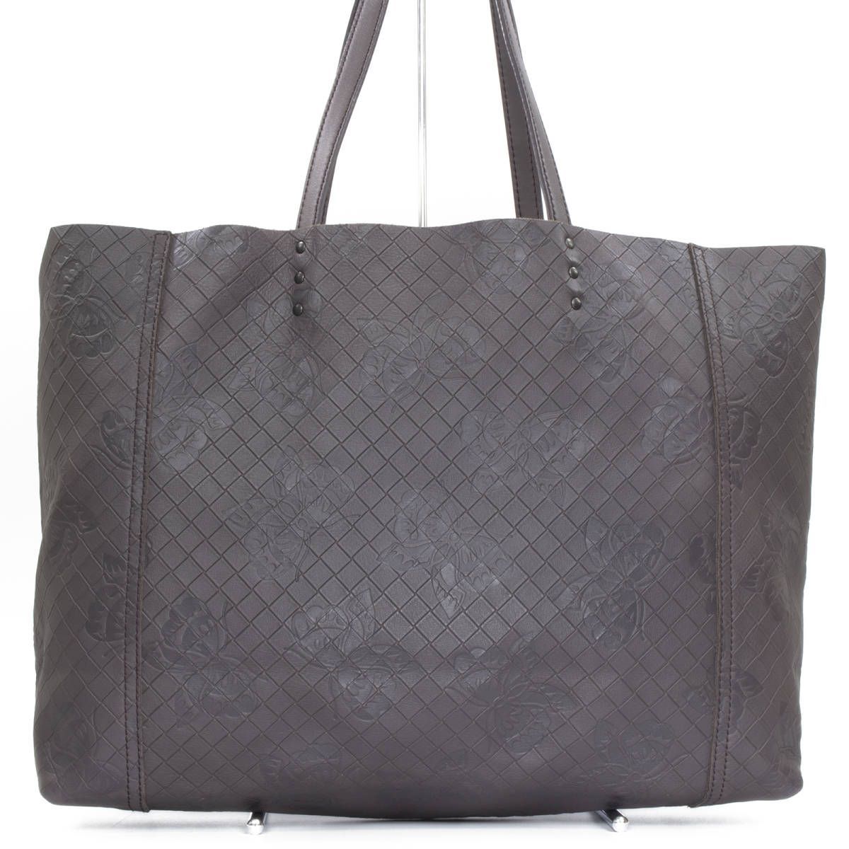 BOTTEGA VENETA ボッテガ トートバッグ 正規品 イントレッチオミラージュ A4対応 レディース カーフレザー 紫色 パープルグレー 鞄  バック - メルカリ