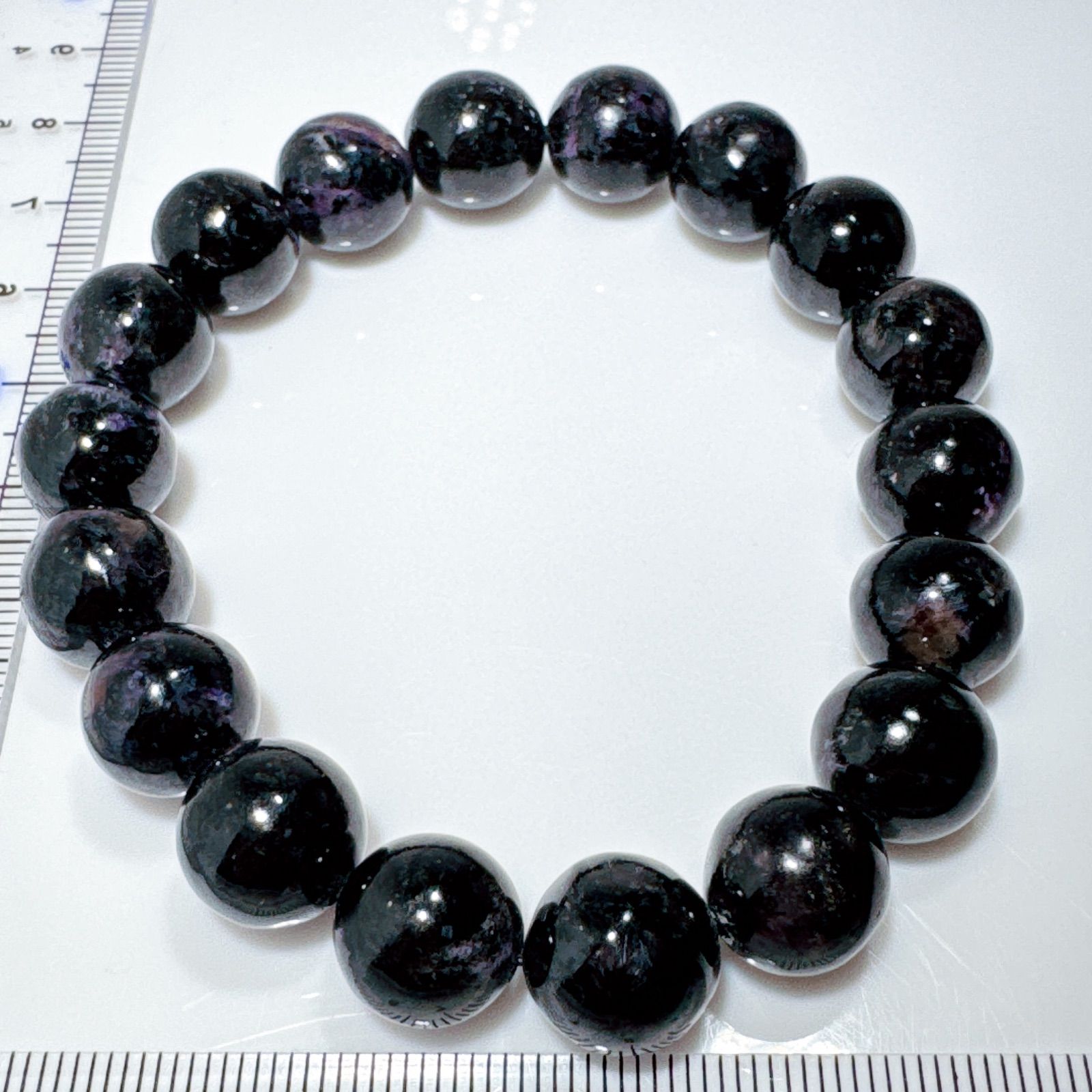 ブラックスギライトブレスレットNO25-2382