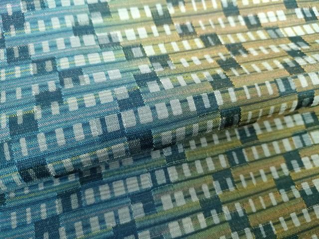 平和屋着物○極上 菅原工房 菅原結作 漢方染紬 双方向 全通柄袋帯 紬地