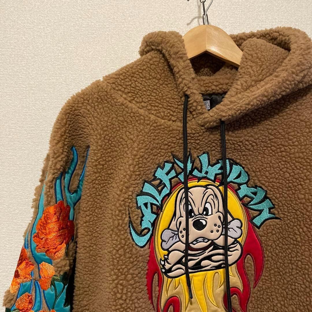 GALFY ガルフィ 中型犬 犬 花柄 ジャケット アウター ボア Y2K - メルカリ