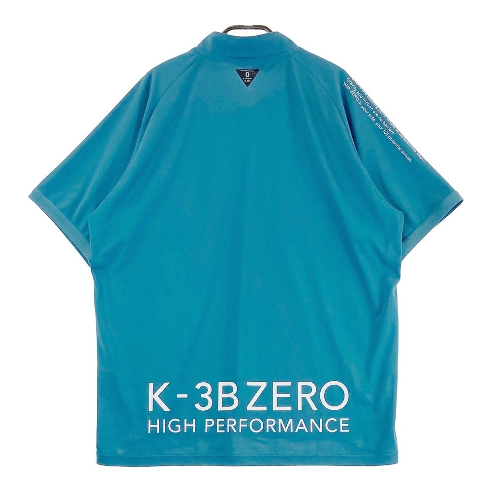 サイズ：4 K-3B ケースリービー ハーフジップ 半袖Tシャツ ロゴ