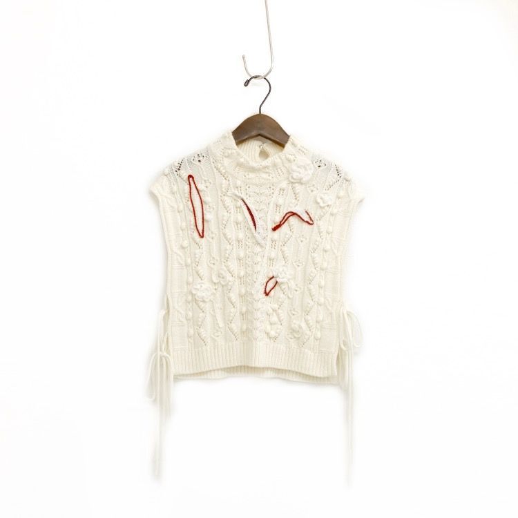 未使用 22AW Mame Kurogouchi マメクロゴウチ Hand-Knitted 