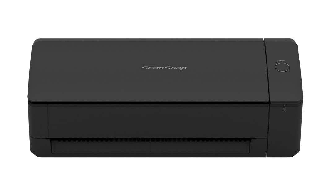 富士通 PFU ドキュメントスキャナー ScanSnap iX1300 最新|高速毎分30枚|両面読取|Uターンスキャン リターン スキャン対応|Wi-Fi対応|USB接続|コンパクト|書類|レシート|名刺|写真 Black ブラック