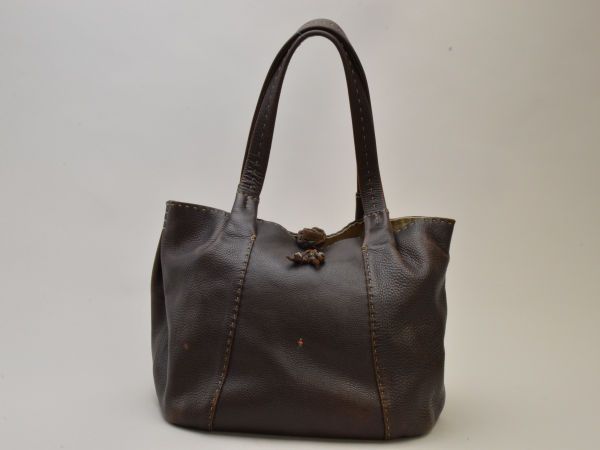 エンリーベグリン HENRY BEGUELIN レザー ハンド/トートバッグ オミノ