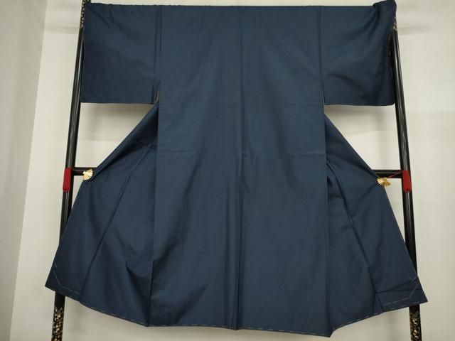 平和屋着物●男性 本場大島紬 格子 正絹 ♥ ck