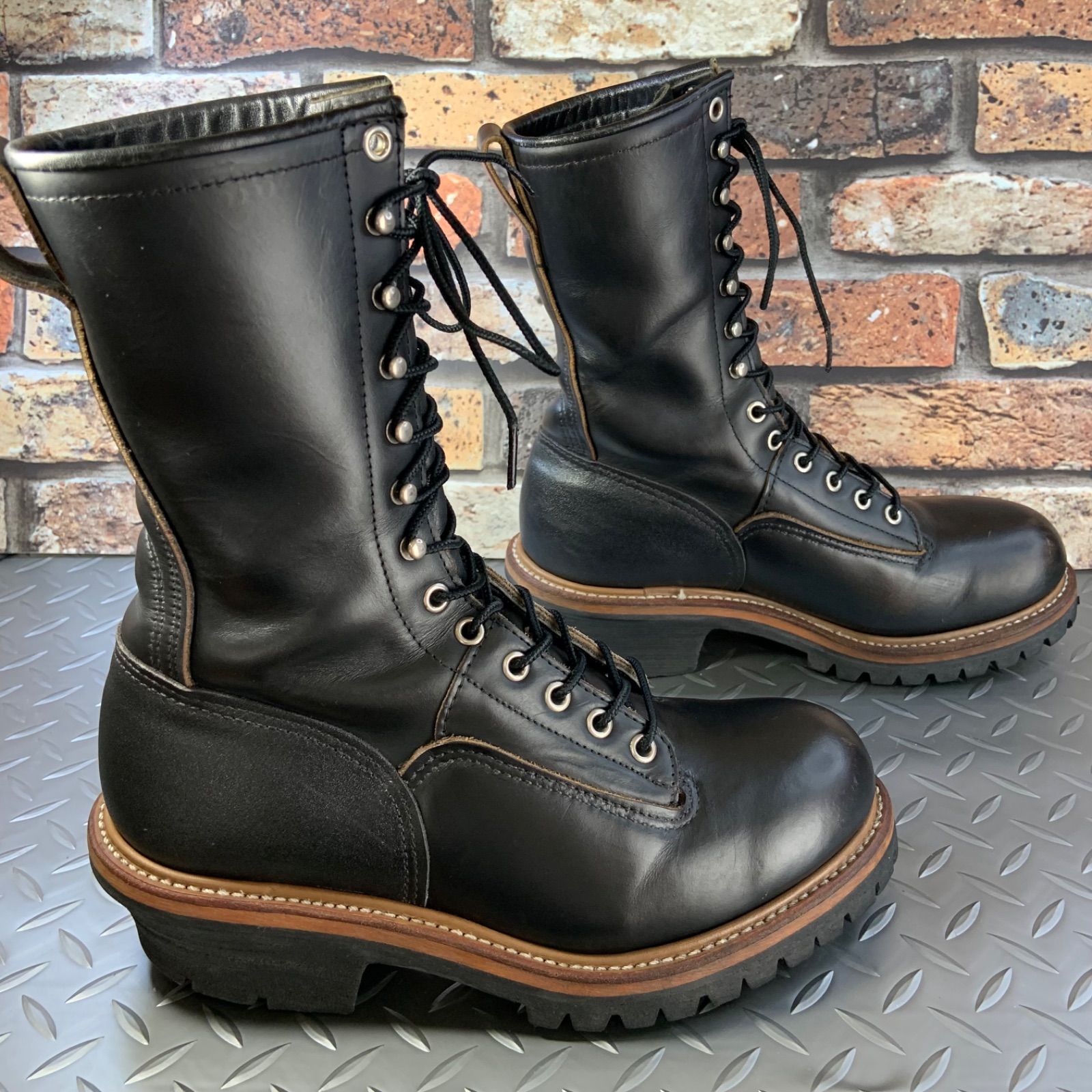 ☆専用 REDWING 2210 PT91 VINTAGE ロガーブーツ 茶芯 US7D (24F21 