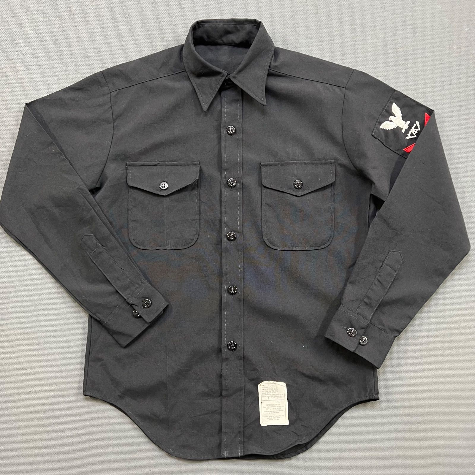 美品】80s U.S. Navy（🇺🇸海軍）ワークシャツ サービスシャツ