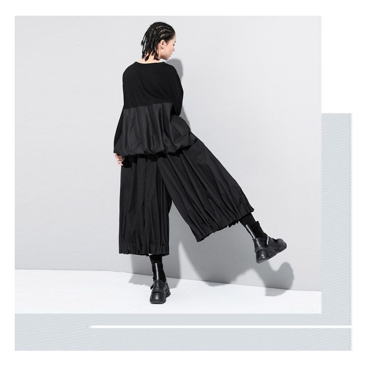 バルーンパンツ レディース タックパンツ サルエルパンツ