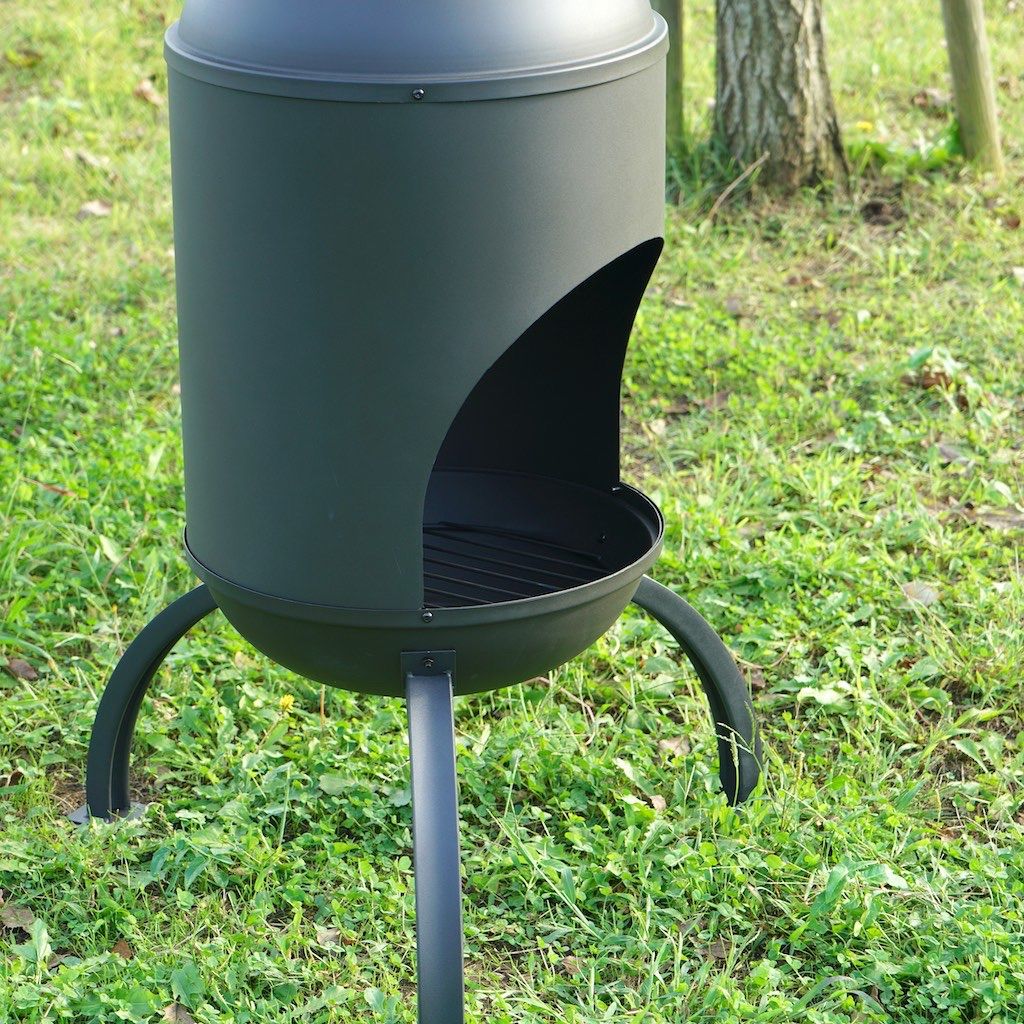 アウトドア用の薪ストーブ ファイヤープレイス