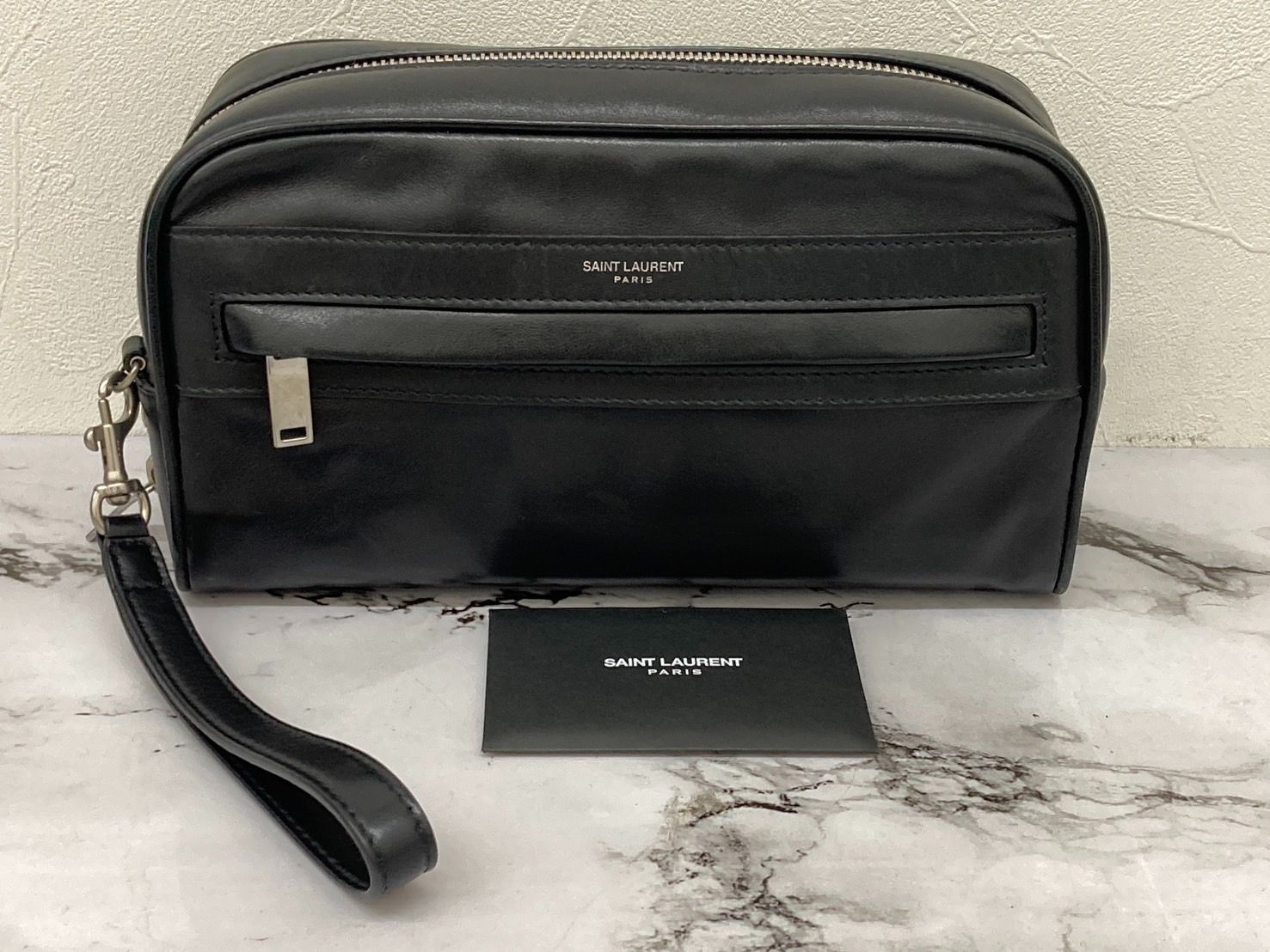 イブサンローラン クラッチバッグ セカンドバッグ Vステッチ