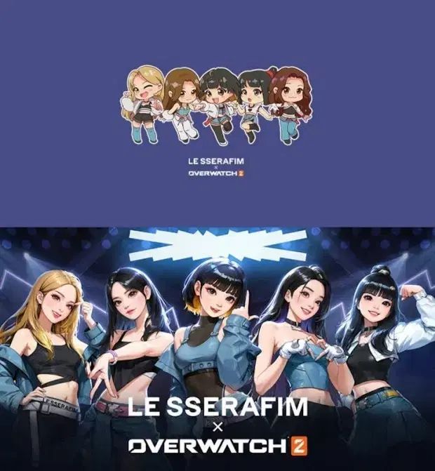 LE SSERAFIM(ルセラフィム・ルセラ) X オーバーウォッチ 大型マウス 