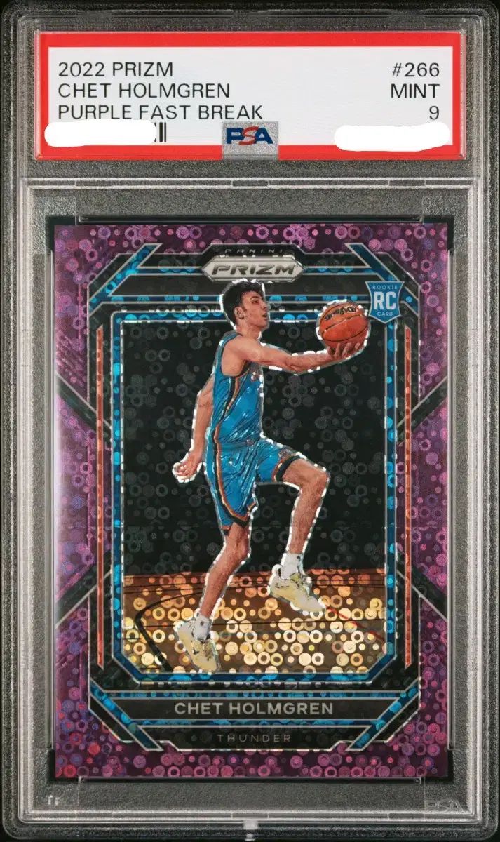 2022 プリズム チェット ホムグレン パープル ／ 75 PSA 9