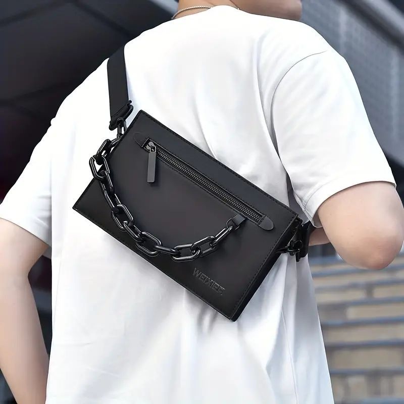 新品未使用　黒 レザー ショルダーバッグ メッセンジャーバッグ bag-sho011-11.jpg