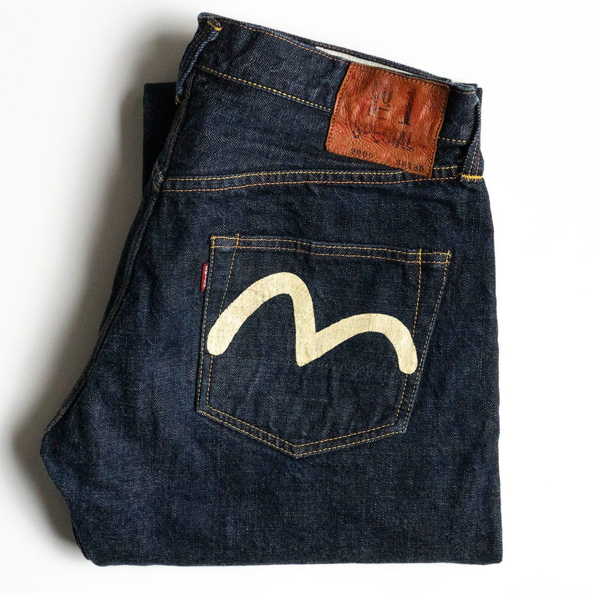 雰囲気抜群 EVISU 2001 No.2 大黒 デニムパンツ 戒音 32×35 雰囲気抜群 EVISU 2001 No.2 大黒 デニムパンツ 戒音 32×35 エヴィス