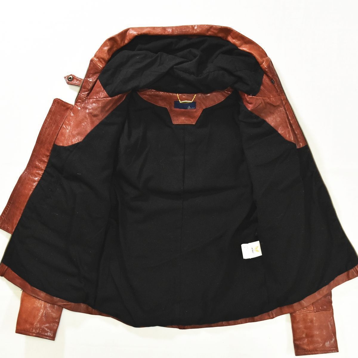 本革!】 アヴィレックス AVIREX 山羊革 ゴートスキン フーデット