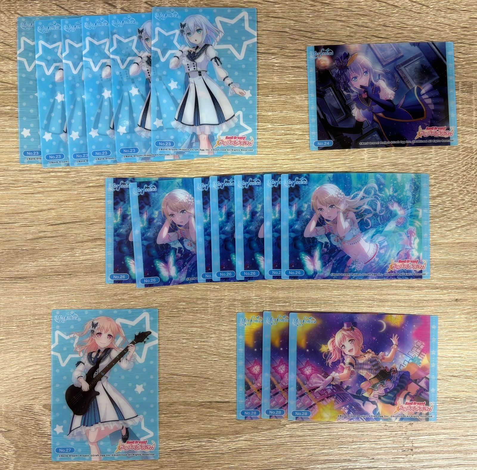 バンドリ Vol.2 Morfonica 9種 41枚まとめセット 重複あり ブシロード