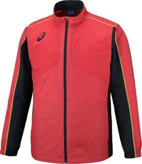 asics アシックス 45 WIND BREAKER JKT(MESH) クラシツクレツド L 2031A243 600 | スポーツ メンズ L レッド 赤ウェア アウター ブレーカージャケット ベーシック メッシュ 再帰反射付き 背ベンチレーショ