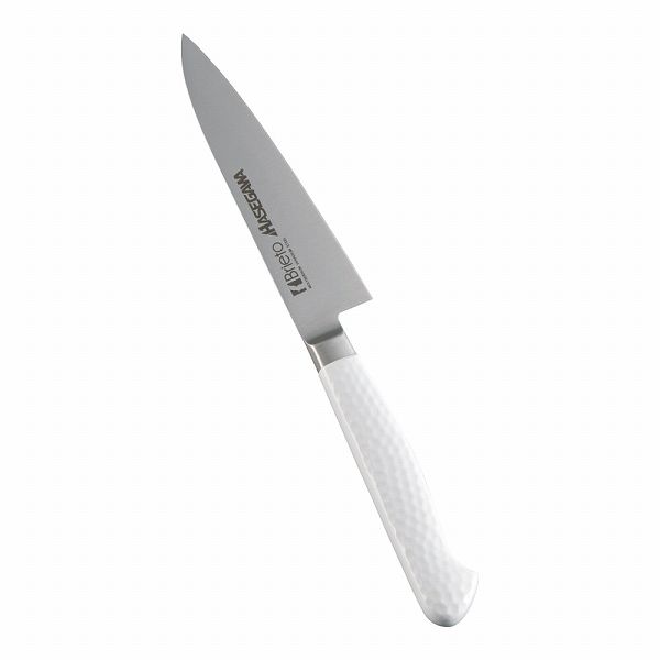 抗菌カラー包丁 ペティーナイフ ホワイト 12cm MPK-120W(AKL08121B)