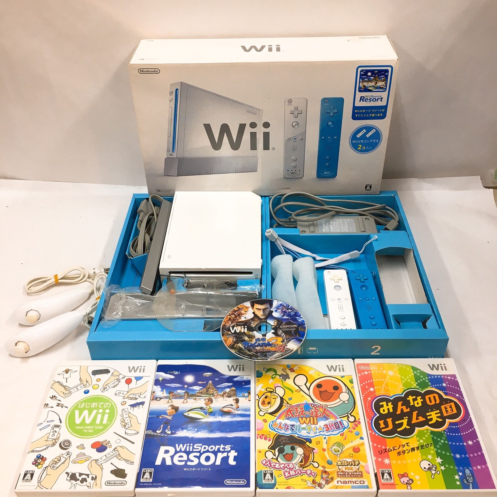 Wii Sports Resort同梱版 本体 すぐに遊べるセット ソフト付き - メルカリ