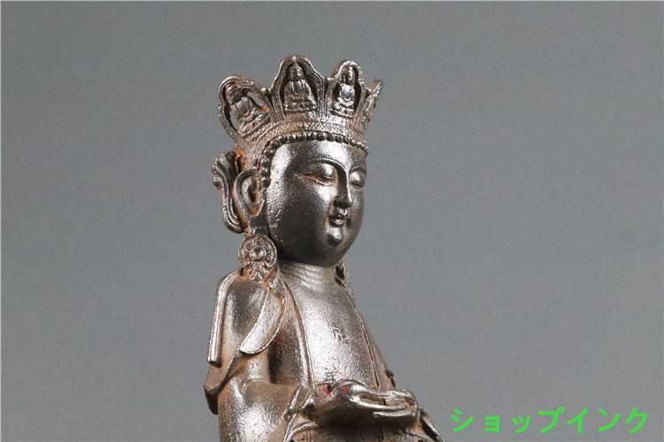 鉄器  鉄仏  二仏坐像  仏教美術  仏像   装飾品 現代工芸品美術品 置物 鉄器 鉄仏 仏像 蓮華坐観音菩薩仏像 阿弥佗仏 工芸品 置物