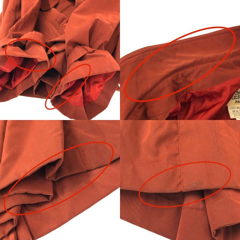 HERMES エルメス トレンチコート サイズ:48 ヴィンテージ品 ブラウン