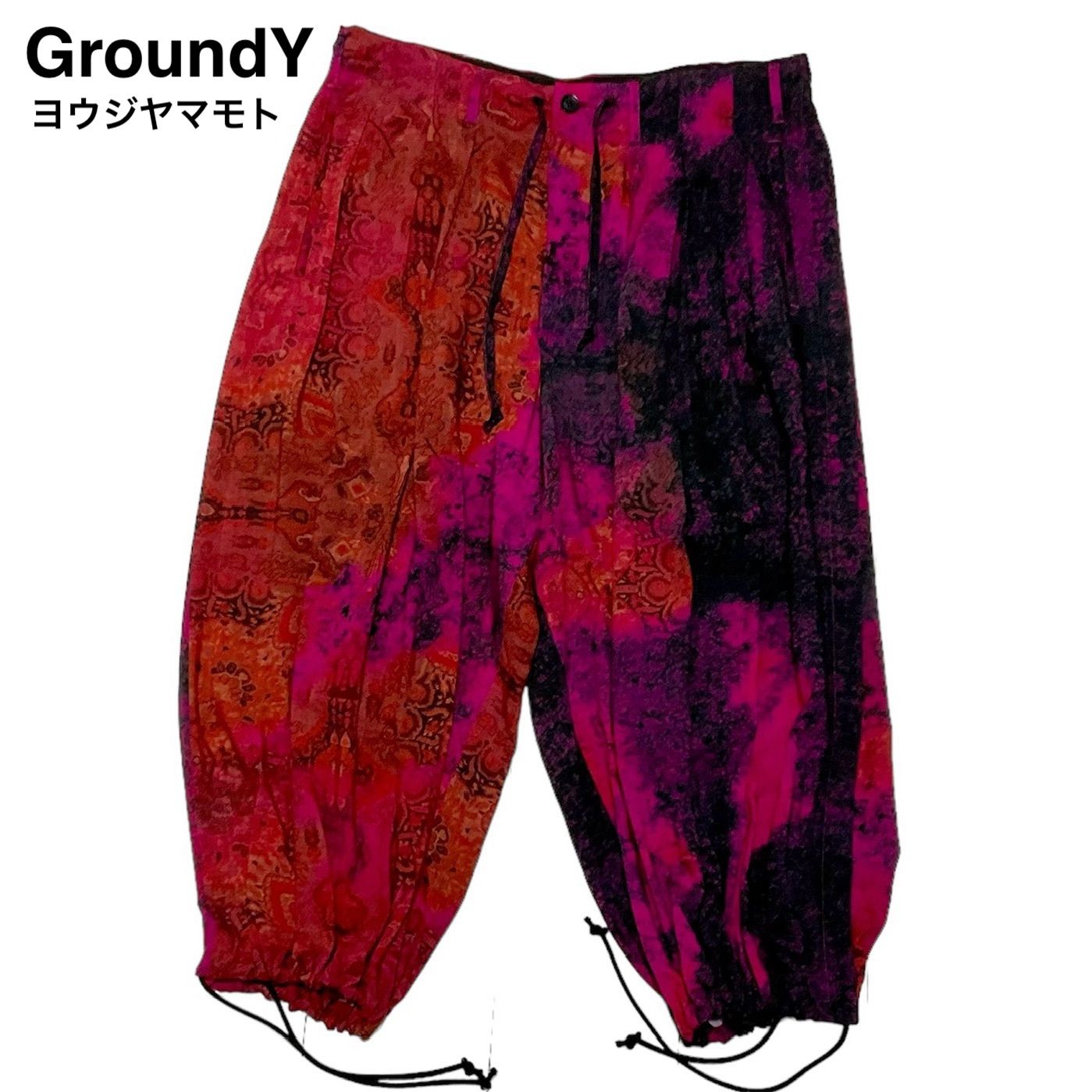 【美品】ヨウジヤマモト グランドワイ ビッグ スリット ロンT GRAND Y 美品】ヨウジヤマモト グランドワイ ビッグ スリット ロンT