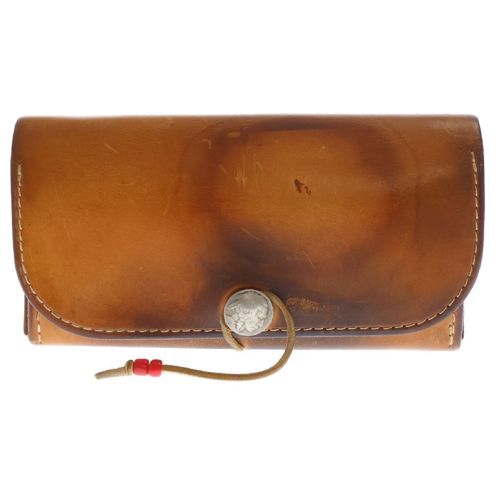 送料込み ゴローズ 二つ折り長財布 サドル goro's 長財布