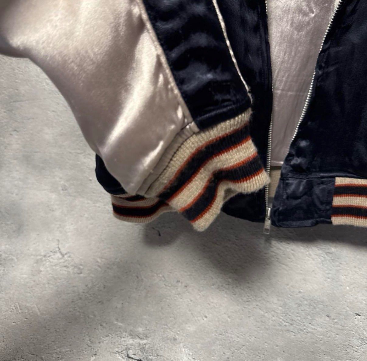 Houston スカジャン ビンテージ 紺色 WWW_MORNINGWALKER_COM