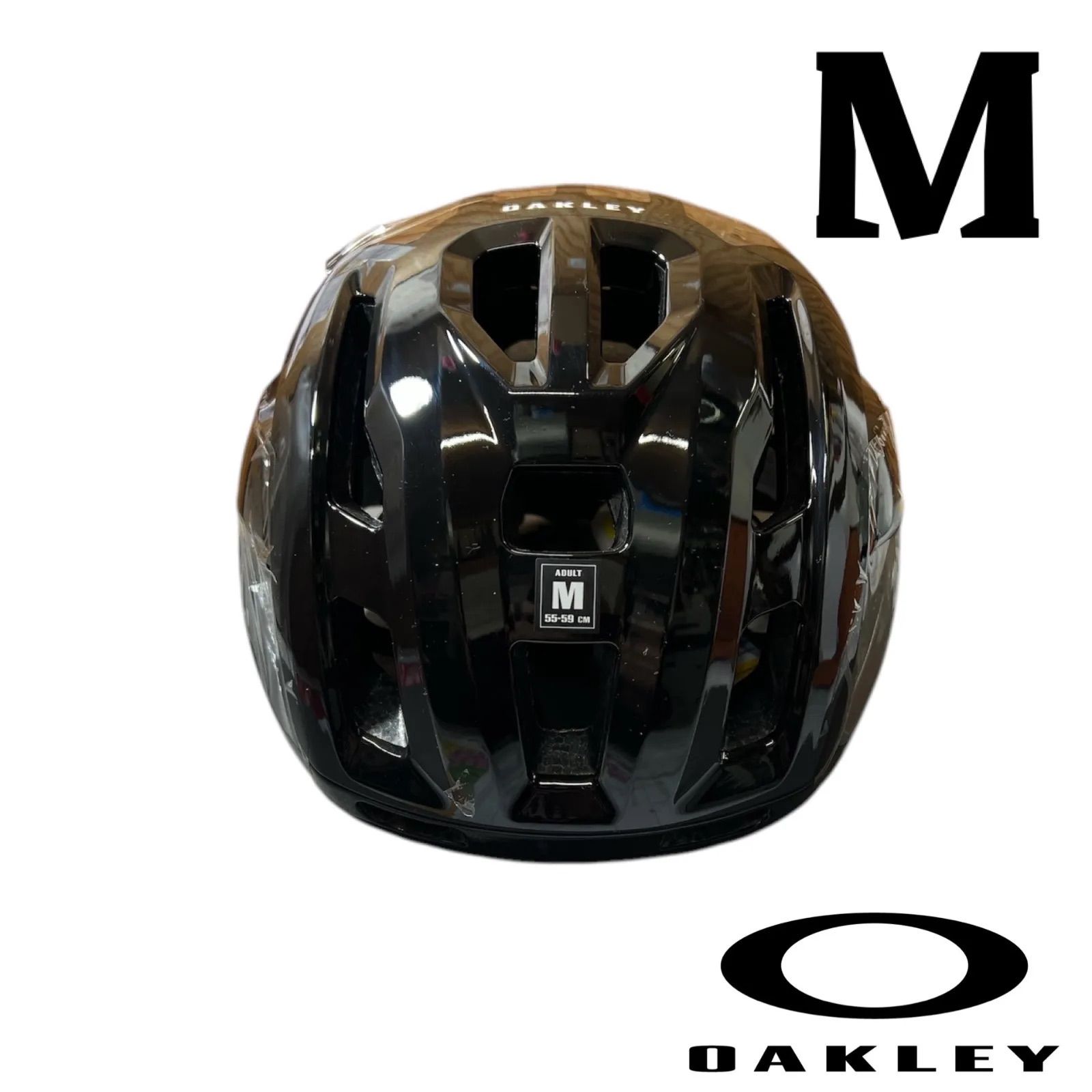 オークリー　ARO3 ENDURANCE - MIPS - Asia Fit　Polished Black/Matte 黒　Mサイズ　55-59cm ヘルメット