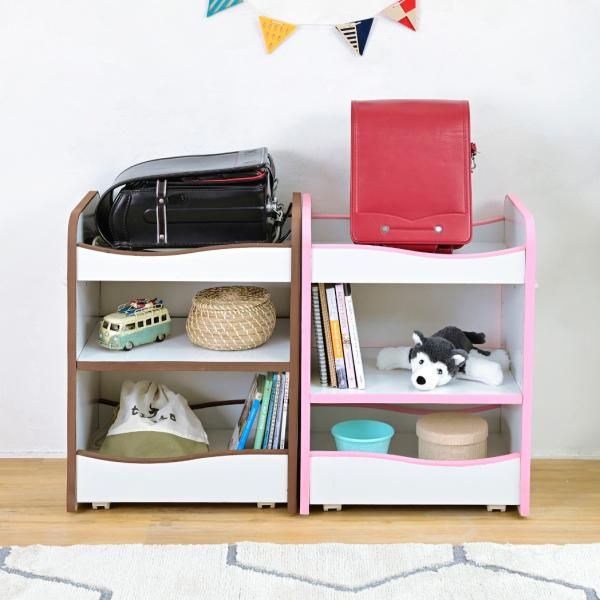 ランドセルラック 収納j棚 子供用 子ども用 キッズ キャスター付き オープンラック 安全 安心 EVA クッション 低学年 小学校 保育園 幼稚園 おしゃれ 可動棚 jpk-fes-0007