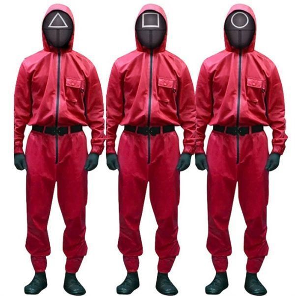 子供用 イカゲーム風 Squid Game風 ジャージ上下セット コスプレ