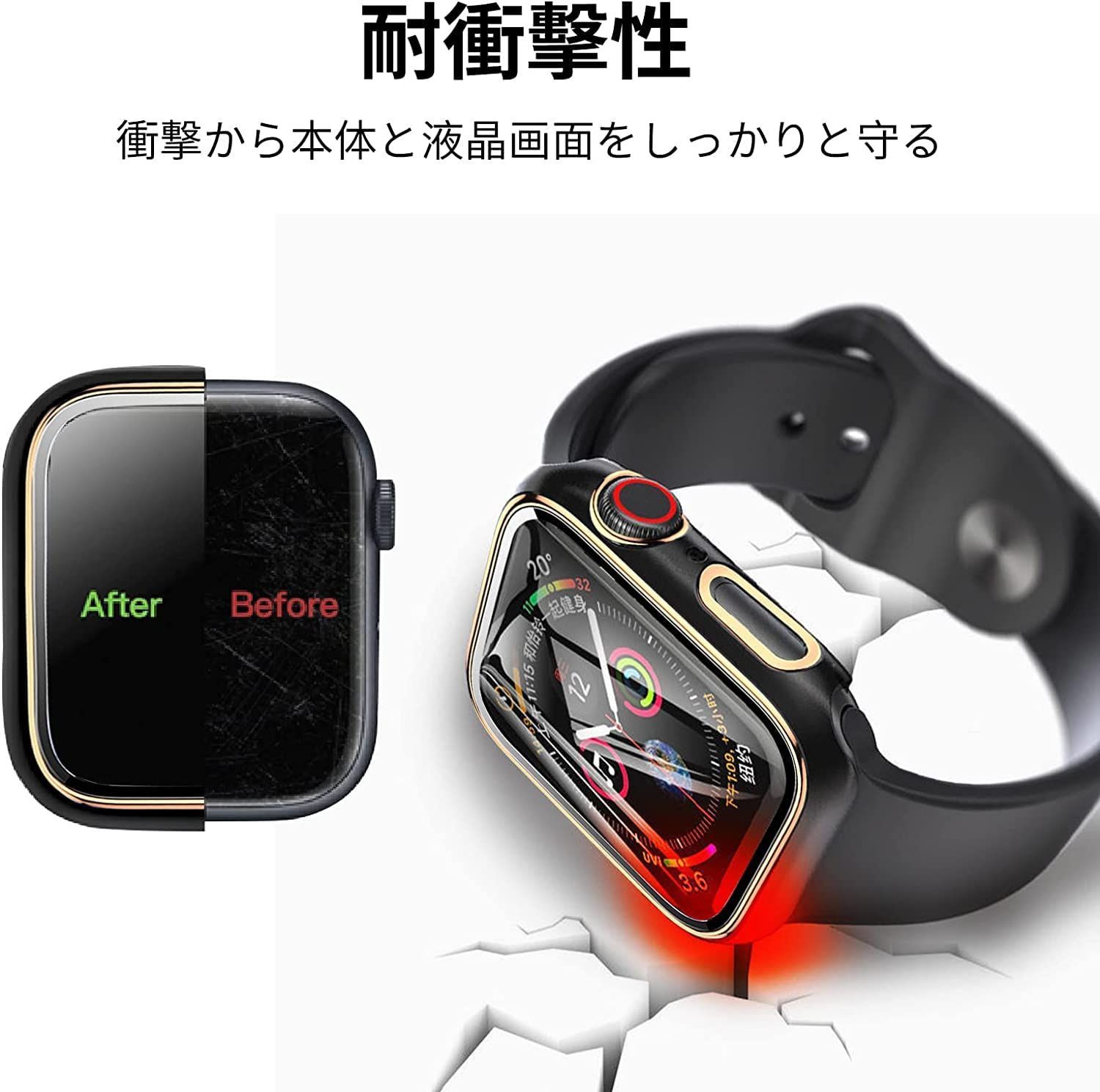 人気商品】42mm 用 ケース 一体型 ケース apple watch 用 3/2/1 カバー 