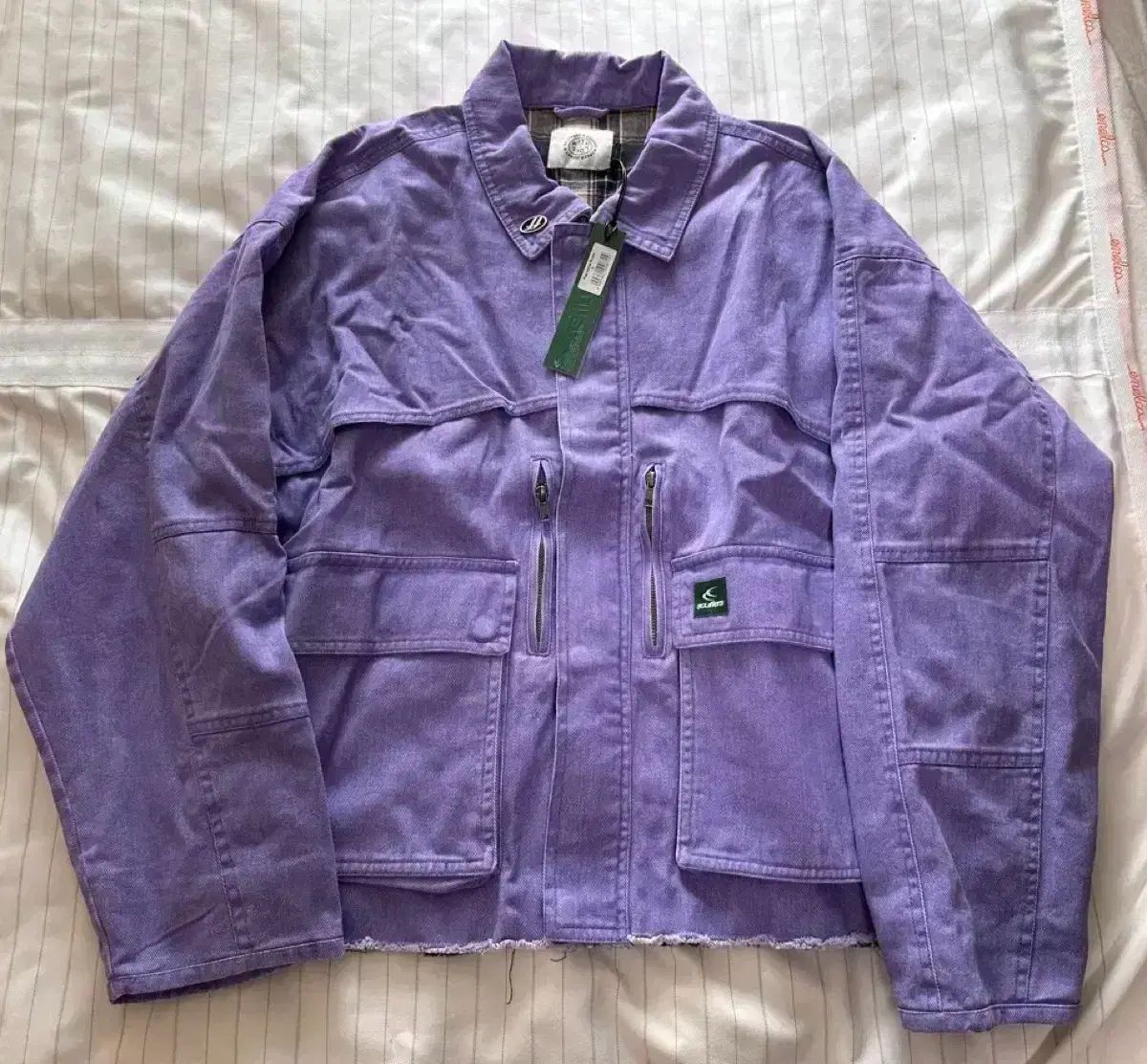 scuffers ワークジャケット Stained Ecru Work Jacket – Scuffers