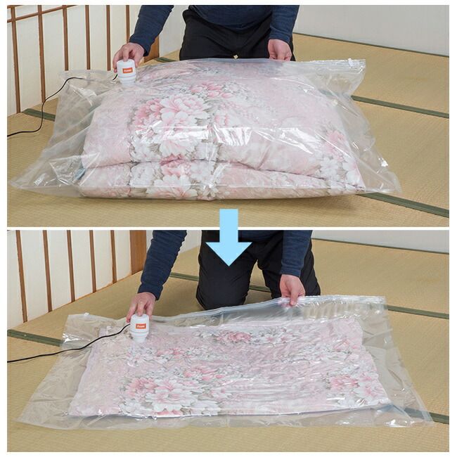 付き ふとん圧縮袋