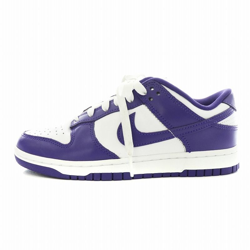 ナイキ NIKE ダンク レトロ チャンピオンシップ コートパープル Dunk Low Retro Championship Court Purple  スニーカー シューズ 24.0cm 白 ホワイト 紫 DD1391-104 /AN23 - メルカリ