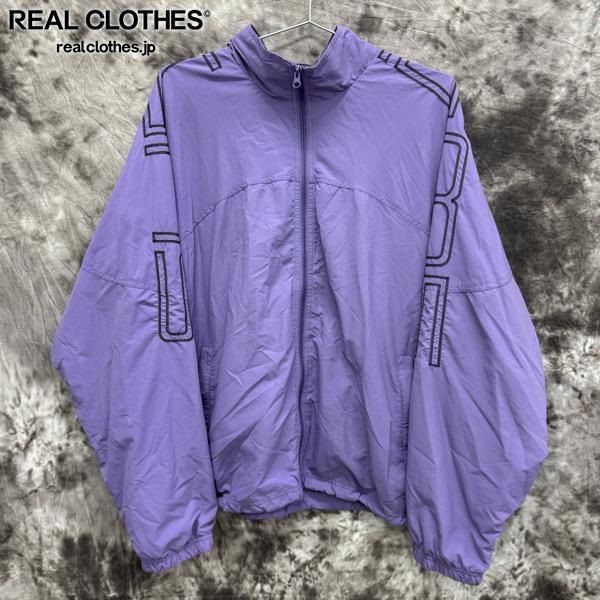 シュプリーム　スペルアウト　トラックジャケット　ネイビー　Supreme Supreme シュプリーム 2024AW Spellout Embroidered Track