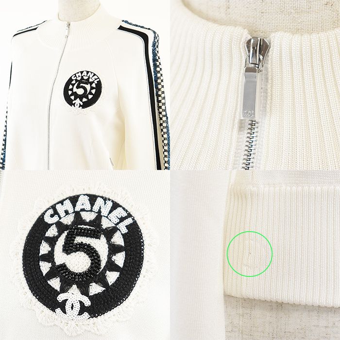未使用】CHANEL シャネル ジャケット 2023年 P74166 No.5 COCOマーク  