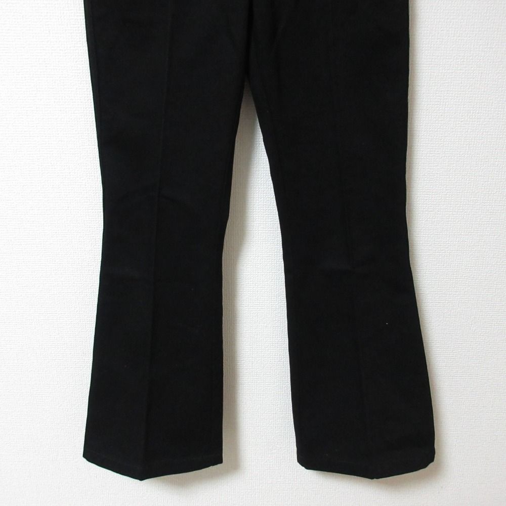 美品 23SS PATOU パトゥ ロゴ刺繍 オーガニックコットン デニムフレア  